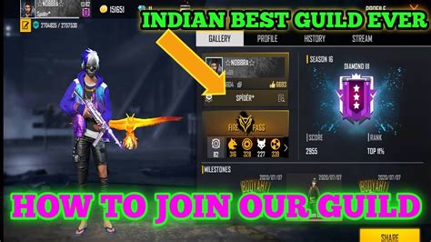 As a saying goes fake it until you make it. HOW TO BEST GUILD IN FREE FIRE | HOW TO JOIN SPIDER GUILD ...
