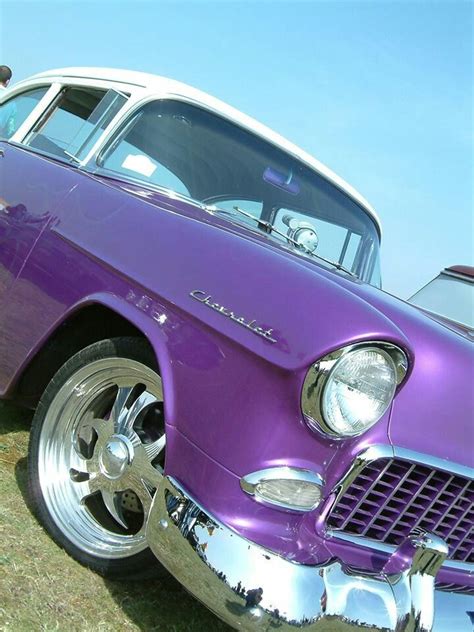 Would Love To Own This Classic Car Especially In This Color Classic Cars Purple Car Purple