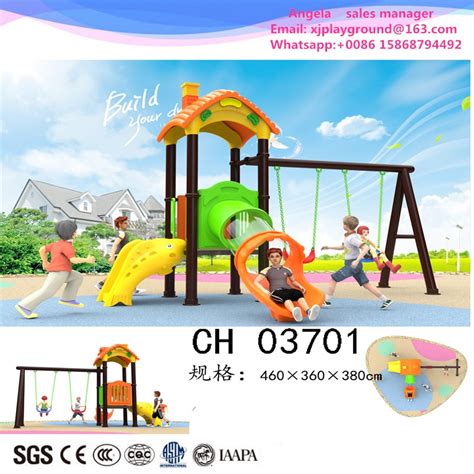 Cheap Price Kids Outdoor Playground Equipment With Swing For Sale In