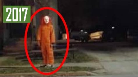 Creepiest Clowns Caught On Camera 2016 New 2017 Youtube