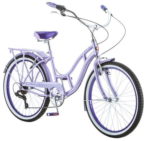 24 Girls Schwinn Riverside Cruiser Bike Purple