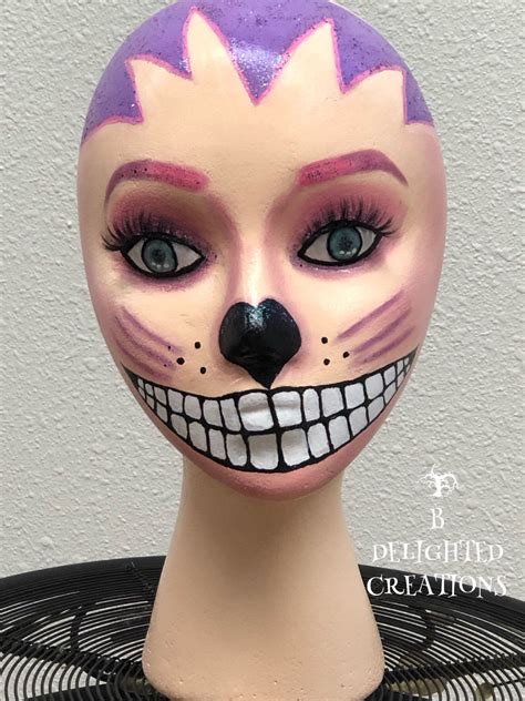 Halloween Mannequin Head Painted Styrofoam Head Floral Etsy