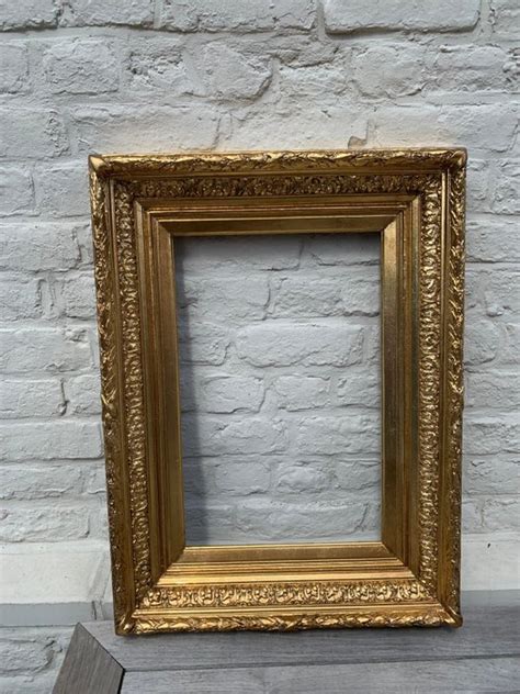 Gold Leaf Frame Plaster Wood Late 19th Century Catawiki