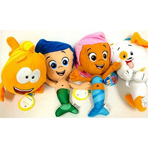 Bubble Guppies Gil Molly And Bubble Puppy And Mr Grouper Medium Plush