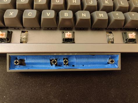 Spacebar Upstroke Too Loud You Can Reduce The Noise With Masking Tape