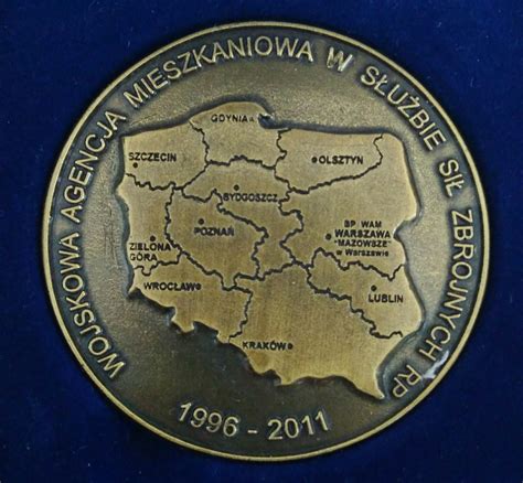 Medal Wojskowej Agencji Mieszkaniowej 15 Lecie Gdynia Kup Teraz Na