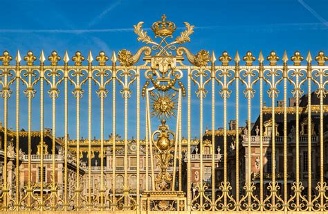 Free Images Fence Structure Palace Paris France Golden Column