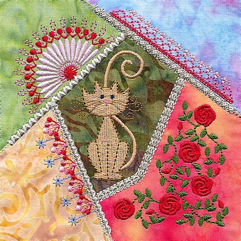Crazy Gorgeous A Gallery Of Crazy Patchwork Embroidery Designs Crazy