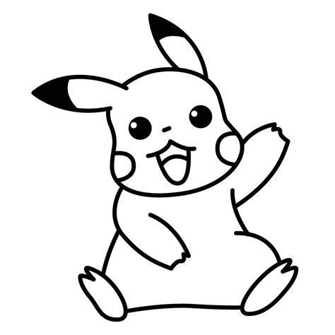 Dibujo De Pikachu Para Colorear E Imprimir Dibujos Y Colores
