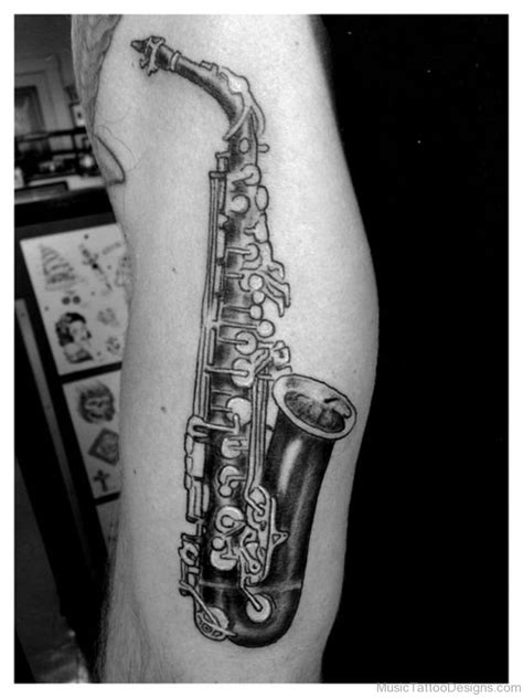 77 Excellent Saxophone Tattoos