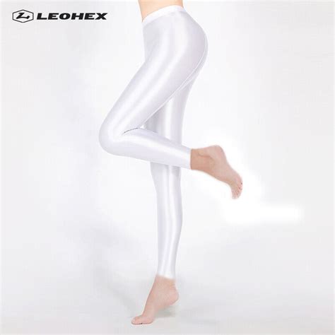 Leohex Sexy Womens Nylon Glitter Stockings Satin Glossy Opaque Pantyhose Shiny Ebay