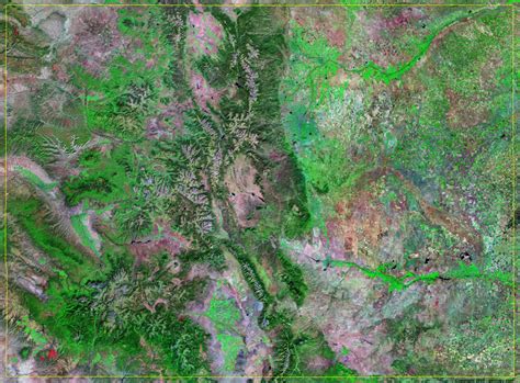 Colorado Satellite Images Landsat Color Image