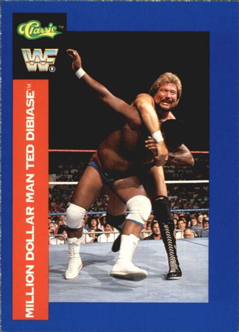 1991 wwf classic superstars cards million dollar man ted dibiase no 110 pro wrestling fandom