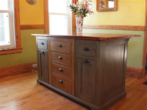 Handmade Rustic Kitchen Island With Wood Top By Rustique Llc