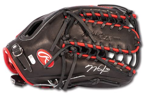 Lot Detail Mike Trout Autographed Rawlings Pro Preferred Mike Trout