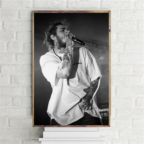 Post Malone Minimalist Polaroid Celebrity Poster Made By Hot Sex Picture