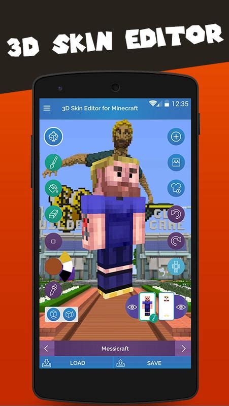 3d Skin Editor For Mcpe 2017 For Android Apk Download