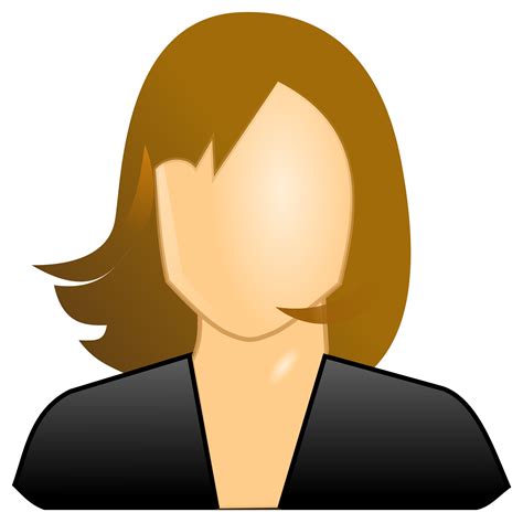Clipart Female User Icon