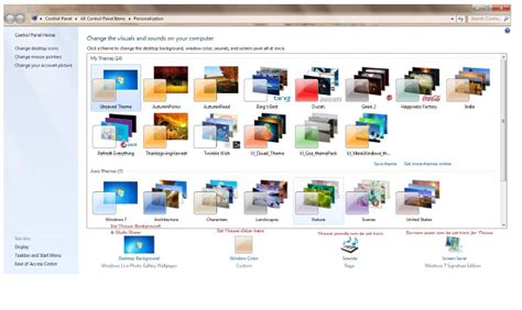 101pctricks How To Create Themes In Windows 7