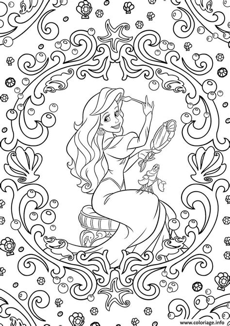 Coloriage Mandala Disney Princesse Raiponce Dessin Mandala Disney à imprimer