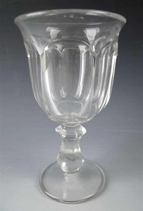 Heisey Fine Glass COLONIAL CLEAR Stem 373 341 Claret Wine Glass Es