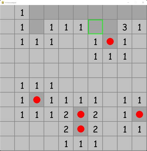 Github Gageirwinpygame Minesweeper Minesweeper Written In Python