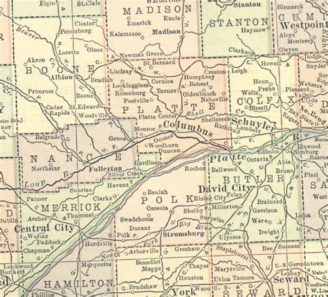 Colfax County Nebraska Tttp Maps Etc