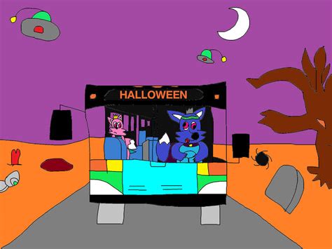 Pinkfong And Fox 17 Days Of Halloween 17 To Go By Foxfanarts On