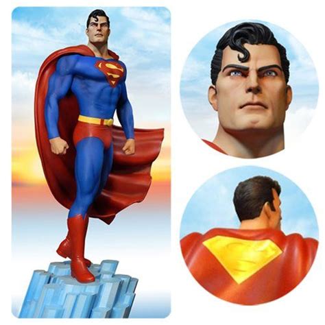 Superman Maquette Statue É Um Pássaro É Um Avião É Supermana