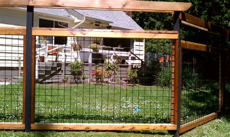 Diy Wood Frame Wire Fence Ideas Icsb 2001