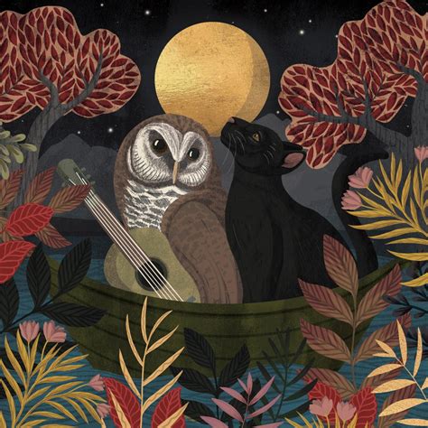 The Owl And The Pussycat Lucy Rose Illustration