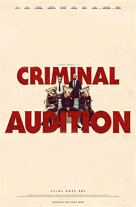 Nerdly Frightfest Criminal Audition Review