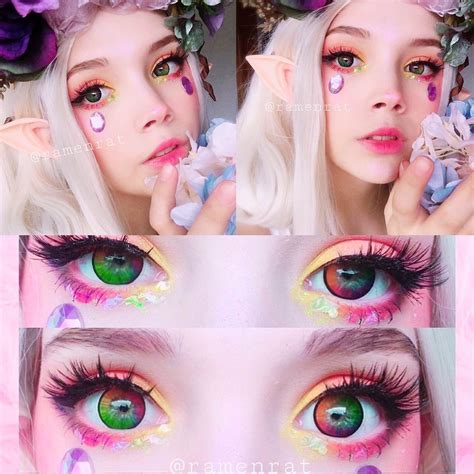 Vcee Marry Sue Rainbow Colored Contact Lenses | Contact lenses colored, Colored contacts ...