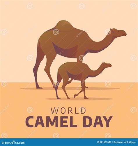 Vector Graphic Of World Camel Day Good For World Camel Day Celebration