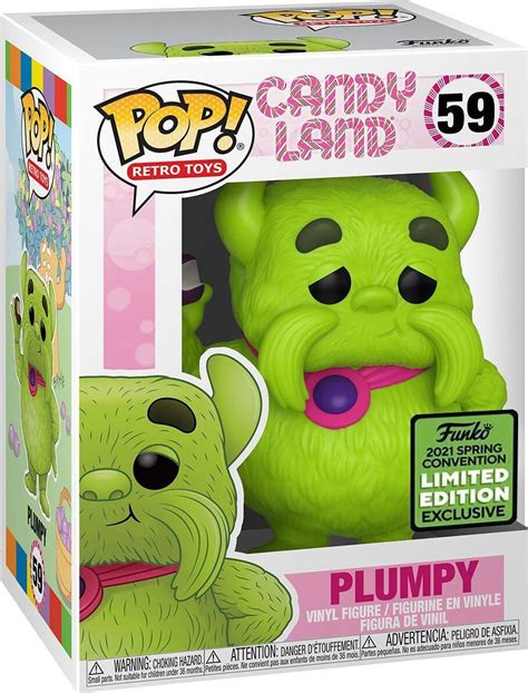 Pop Candy Land Eccc 2021 Plumpy Vinylfigur 59 Funko Unisex Multicolor
