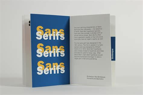 Classifications Of Type Accordion Book On Behance