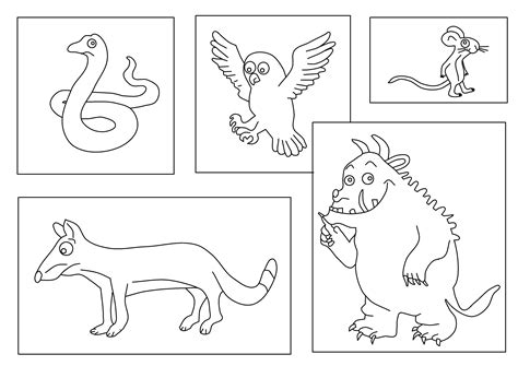 ️Gruffalo Coloring Pages Free Download| Gambr.co