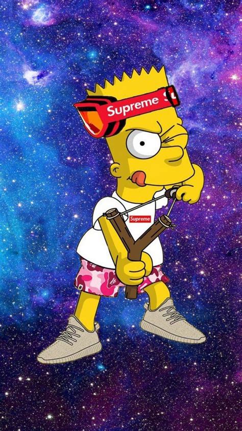 Supreme Bart Wallpapers Broken Panda