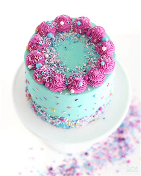 How To Decorate A Cake With Sprinkles Sugar And Sparrow