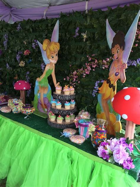 Tinkerbell Fairies Birthday Party Ideas Photo Of Catch My Party My