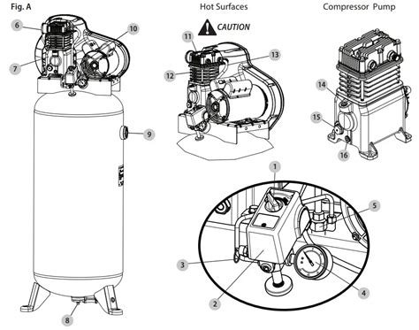 Craftsman 60 Gallon Air Compressor Manual Cmxecxm601 Instruction