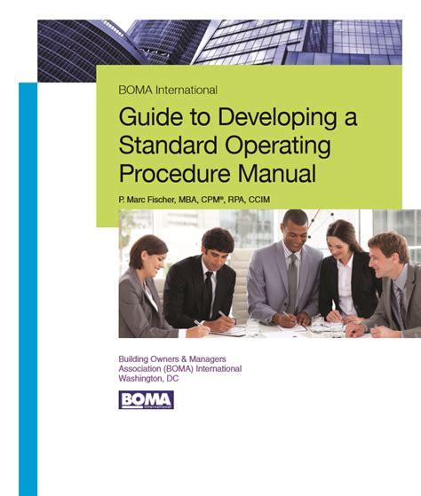 Guide To Developing A Standard Operating Procedures Manual