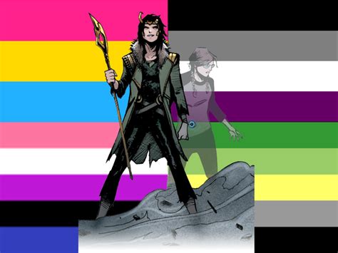 To dig a little deeper into this idea. Pansexual and Genderfluid Loki. Asexual and Aromantic ...