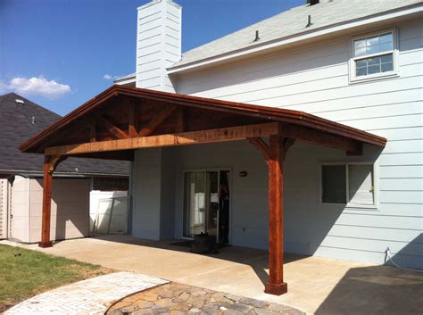 A detached patio cover can be built out in the yard over a poolside brick patio or over a carport. Wide Backyard Patio Cover Shades Large Backyard - Sherman ...