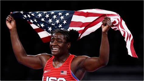 Tokyo Olympics 2020 Tamyra Mensah Becomes The First American Black