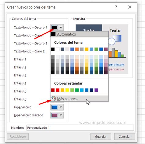 Cambie La Paleta De Colores En Excel Para Dar Vida A Sus Informes My