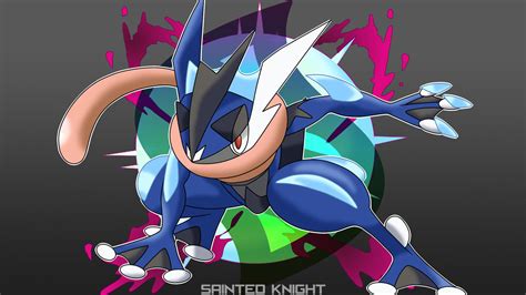 Alain's key stone didn't react (because ash isn't using a mega stone or key stone), but his mega evolution energy detection machine (that lysandre gave him) did, which confirms that. Pokemon - Mega Greninja by SaintedKnight on DeviantArt