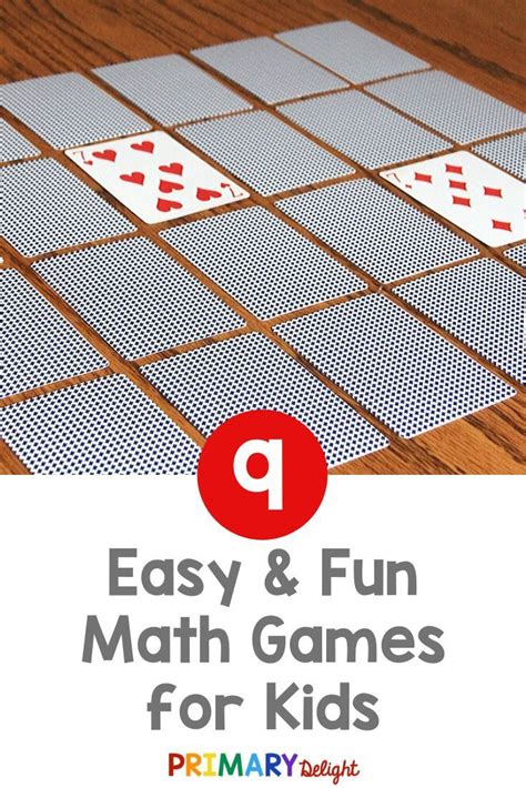 9 Simple But Fun Math Games For Kids Primary Delight Math Games For