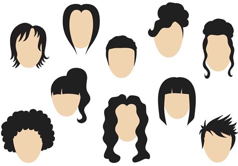 Want to discover art related to cartoon_hairstyle? Free Hairstyle Vectors - Download Free Vectors, Clipart ...