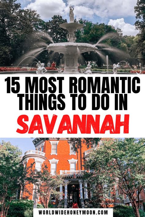 The 15 Most Romantic Things To Do In Savannah Ga For Couples